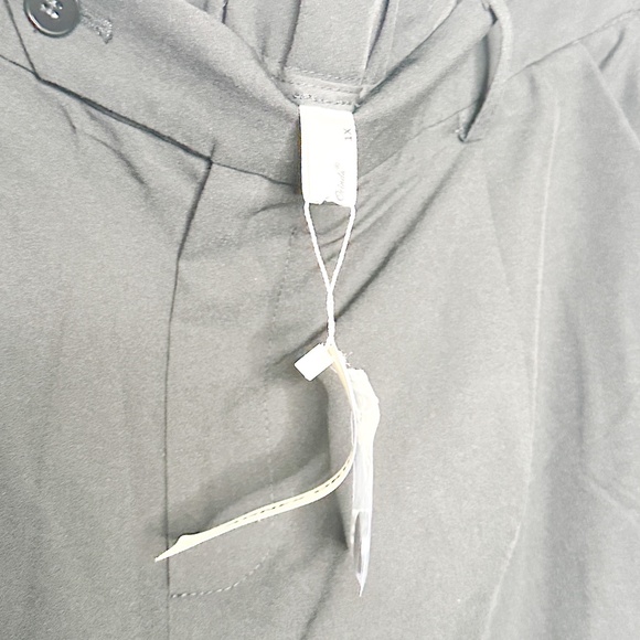 High Waisted Agnes Orinda Plus Size Pants with Elastic Waist SIZE: 1X - Picture 4 of 5